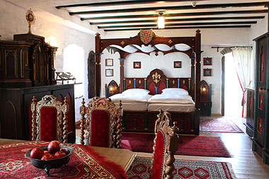 Himmelbettzimmer auf Hotel Burg Liebenstein