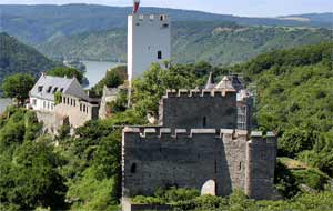 Burg Sterrenberg, die feindliche Nachbarburg von Burg Liebenstein